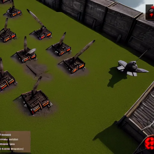 Prompt: nazi rts game, ps 5 screenshot, isometric view, third person gameplay, 3 d render, cryengine, highly detailed