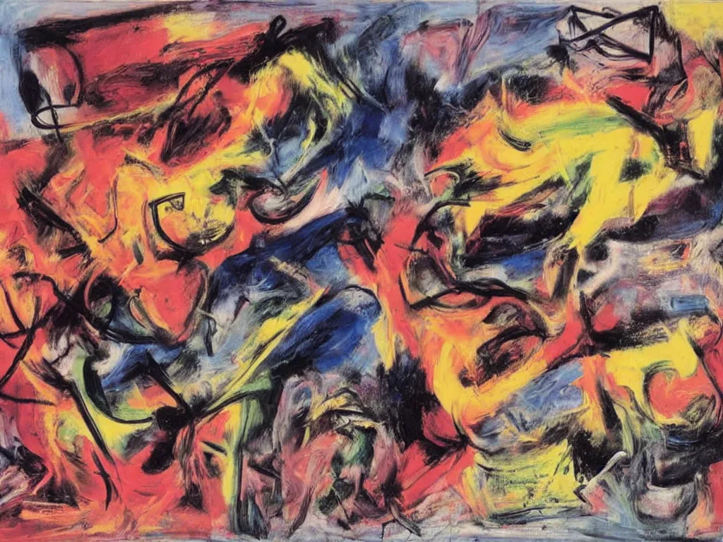 Prompt: surreal, hard bass music dj, electronic music, hardcore, dj playing live, mix and / or remix playing, art by willem de kooning, dali