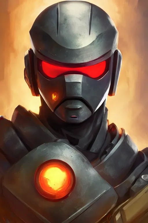 Image similar to epic mask helmet robot ninja portrait stylized as fornite style game design fanart by concept artist gervasio canda, behance hd by jesper ejsing, by rhads, makoto shinkai and lois van baarle, ilya kuvshinov, rossdraws global illumination radiating a glowing aura global illumination ray tracing hdr render in unreal engine 5