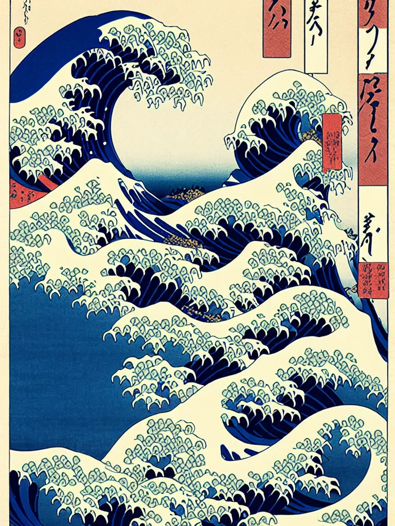 Prompt: fragrance advertising campaign by hokusai, highly detailed, intricate