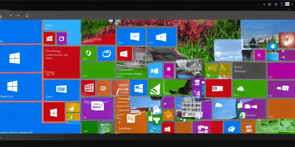 Prompt: breaking: microsoft reveals first screenshot from windows 12