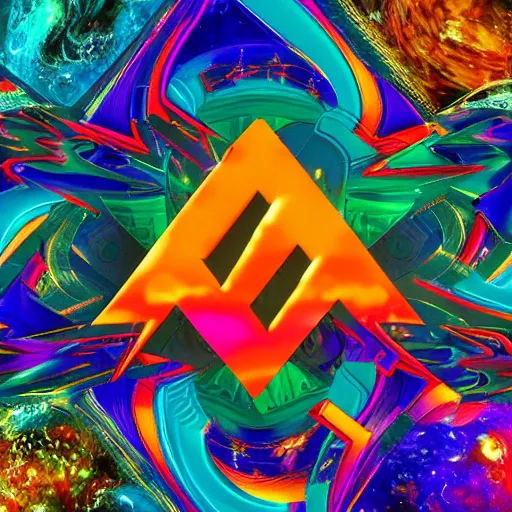 Image similar to a and w vaporwave logo, colorful, digital art, cosmic, 3 d high definition, trending on art station, photorealistic, high resolution, 8 k, octane, hyper detailed, insane details, intricate, elite, ornate, elegant trend, highly detailed and intricate, sharp focus, photography, unreal engine