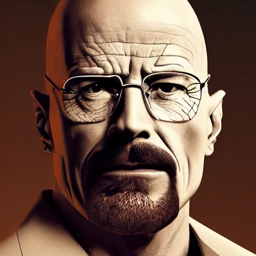 Prompt: walter white from breaking bad with dwayne rock johnson's face, 4 k, realistic