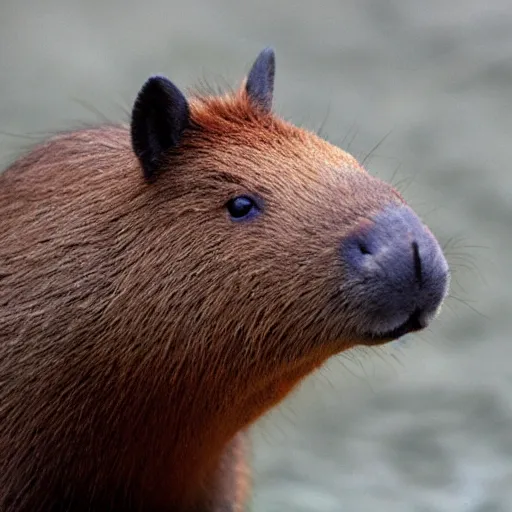 Image similar to capybara, scientific diagram