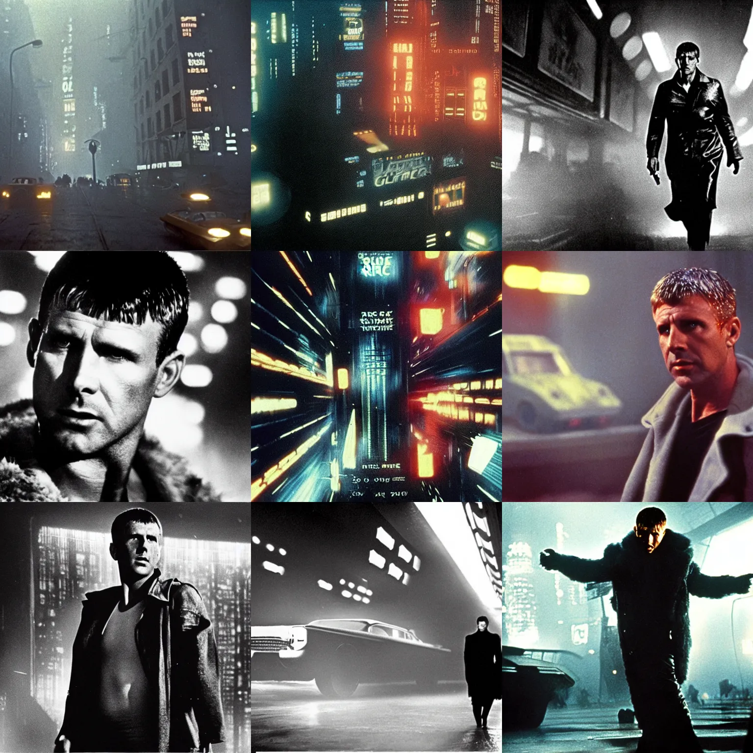 Prompt: Blade Runner, 1955