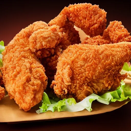 Image similar to kentucky fried chicken, professional food photography