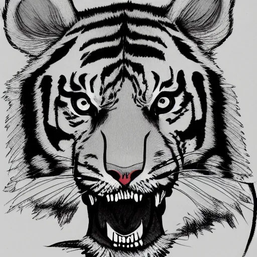 Image similar to tiger design by bill waterson