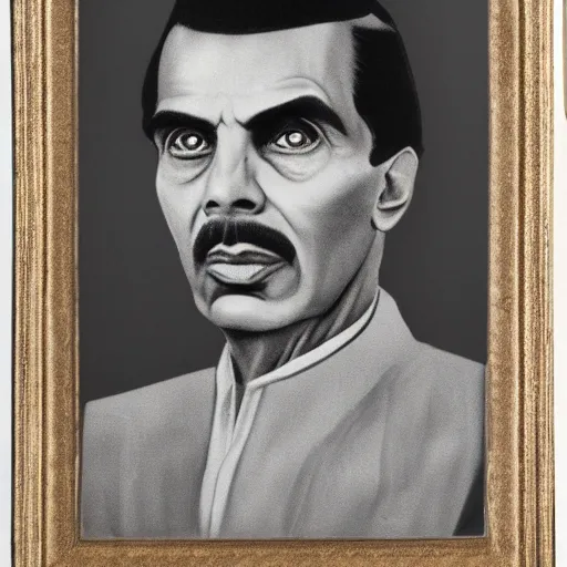 Prompt: portrait of Muhammad Ali Jinnah, Former Governor-General of Pakistan