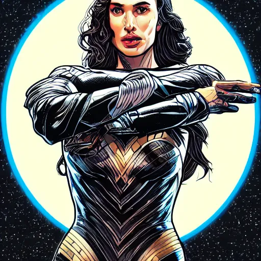 Image similar to portrait of gal gadot, by laurie greasley and james stokoe, 4 k, 8 k