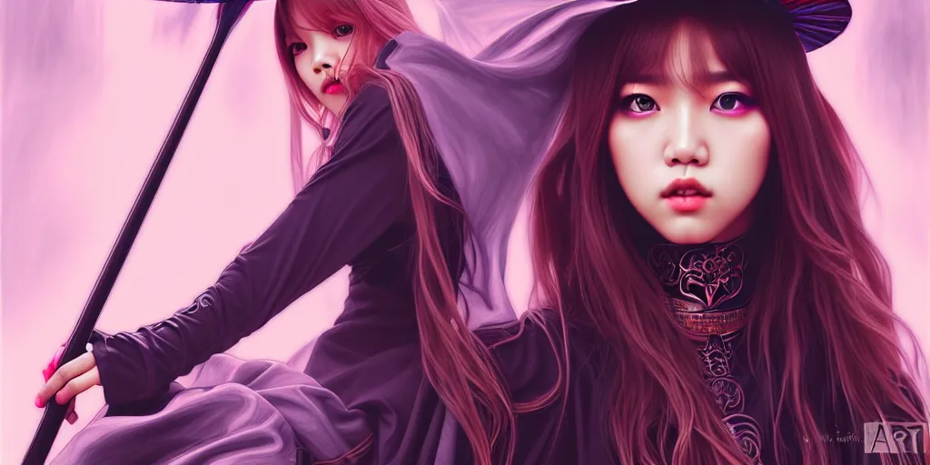 Image similar to lalisa manoban of blackpink, grim reaper costume, tarot card, highly detailed, digital painting, smooth, sharp focus, illustration, ultra realistic, 8 k, art by artgerm and alphonse mucha