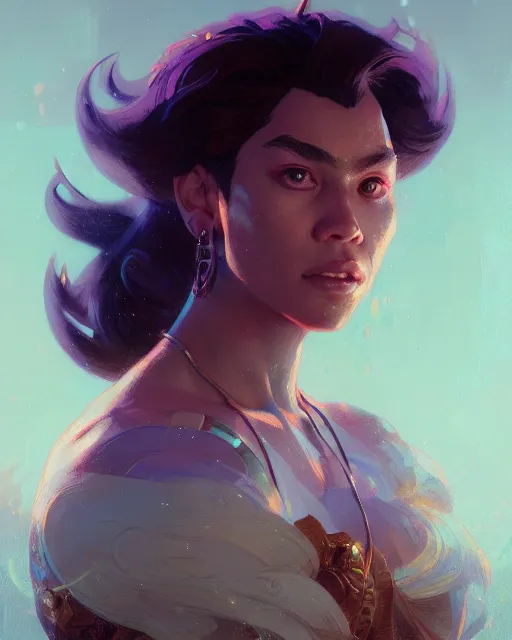 Image similar to steven universe character portrait, ultra realistic, concept art, intricate details, highly detailed by greg rutkowski, gaston bussiere, craig mullins, simon bisley