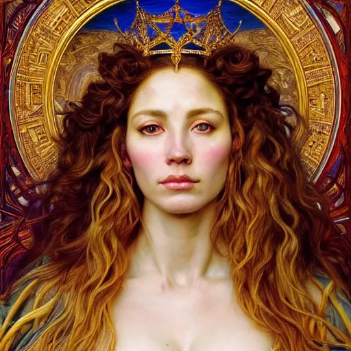 Prompt: highly detailed portrait of a majestic lioness queen in the form of a beautiful woman. d & d, art by donato giancola and evelyn de morgan and eugene delacroix and ruan jia and carl larsson. trending on artstation, intricate details, energetic composition, golden ratio, concept art, illustration, elegant art, global illuminaition