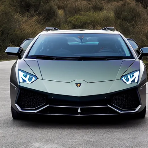 Image similar to a Lamborghini minivan