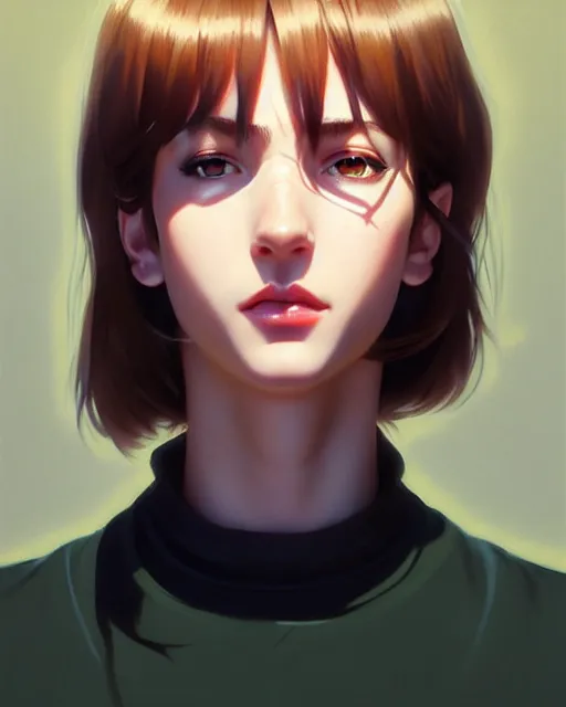 Image similar to karl - heinz urban!!!, fine - face, audrey plaza, realistic shaded perfect face, fine details. anime. realistic shaded lighting poster by ilya kuvshinov, magali villeneuve, artgerm, jeremy lipkin and michael garmash and rob rey