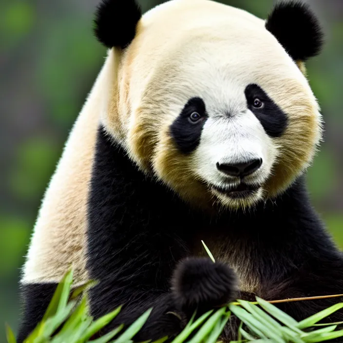 Image similar to panda, polygon, 4K.