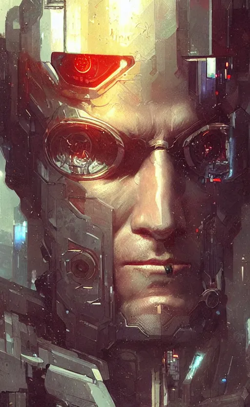 Image similar to « beautiful comic style portrait of cyberpunk king by greg rutkowski, very detailed »