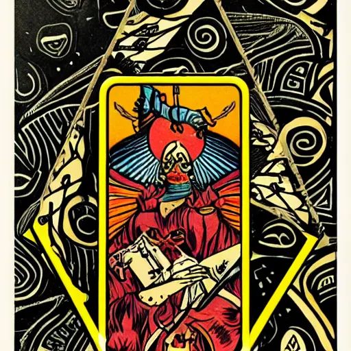 Image similar to tarot cards in modern aesthetics, detailed, stylized, artstation, extreme aesthetic
