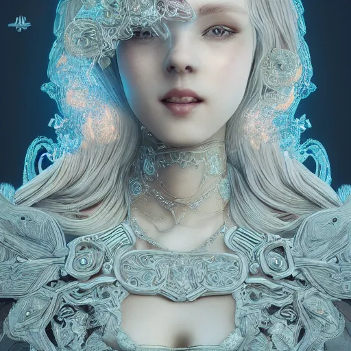 Prompt: princess, godly, beautiful, intricate, hyper detailed, octane, 4 k