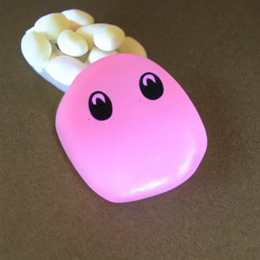 Image similar to smiling marshmallow jelly beans cartoon