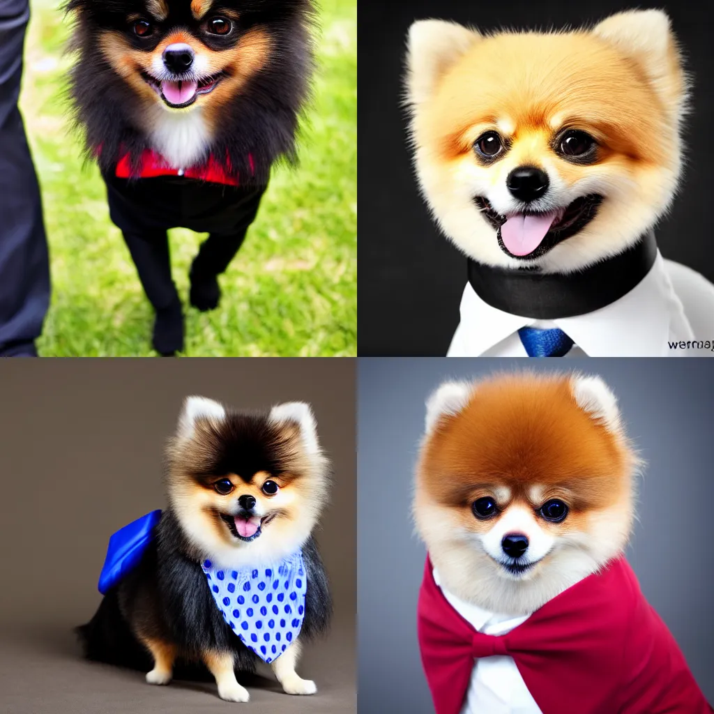 Prompt: pomeranian dog dressed as a lawyer 8k, DSLR, kpop style photo
