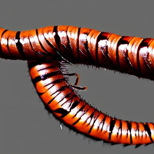Image similar to gollum - faced centipede