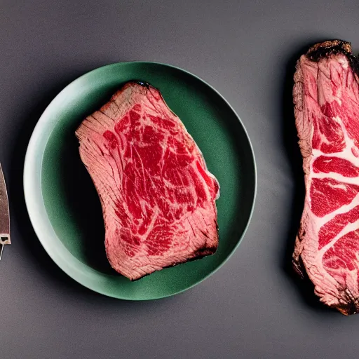Image similar to detailed schematic of steak