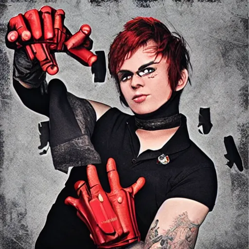 Prompt: Edward Shotgunhands