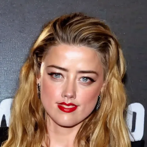 Image similar to chubby Amber Heard doing a livestream on YouTube