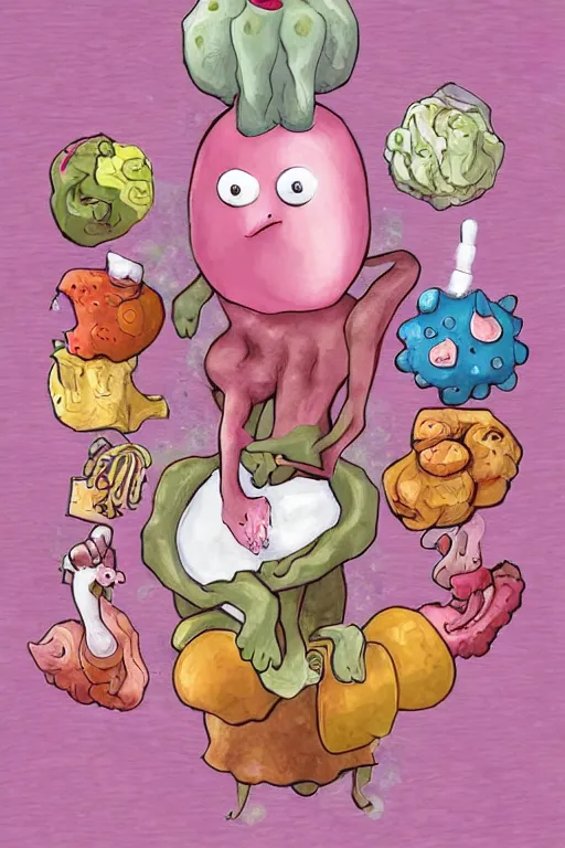 Image similar to plumbus, animal
