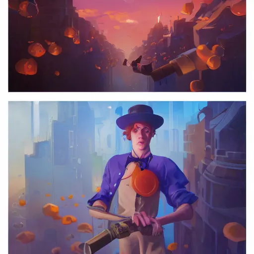 Image similar to hero world a clockwork orange 1 9 7 1, behance hd by jesper ejsing, by rhads, makoto shinkai and lois van baarle, ilya kuvshinov, rossdraws global illumination