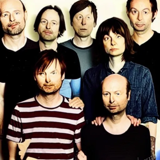 Image similar to radiohead family sitcom