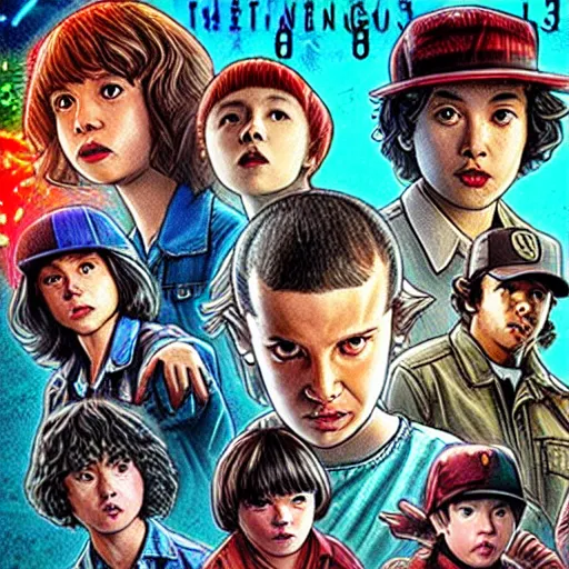 Image similar to Stranger Things 4 japanese version