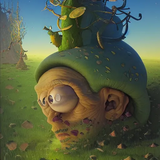 Image similar to gediminas pranckeviciusinfected mushrooms mohawk projector portrait by gaston bussierre and charles vess and james jean and erik jones and rhads, inspired by rick and morty, epic, funny, huge scale, beautiful fine face features, intricate high details, sharp, ultradetailed