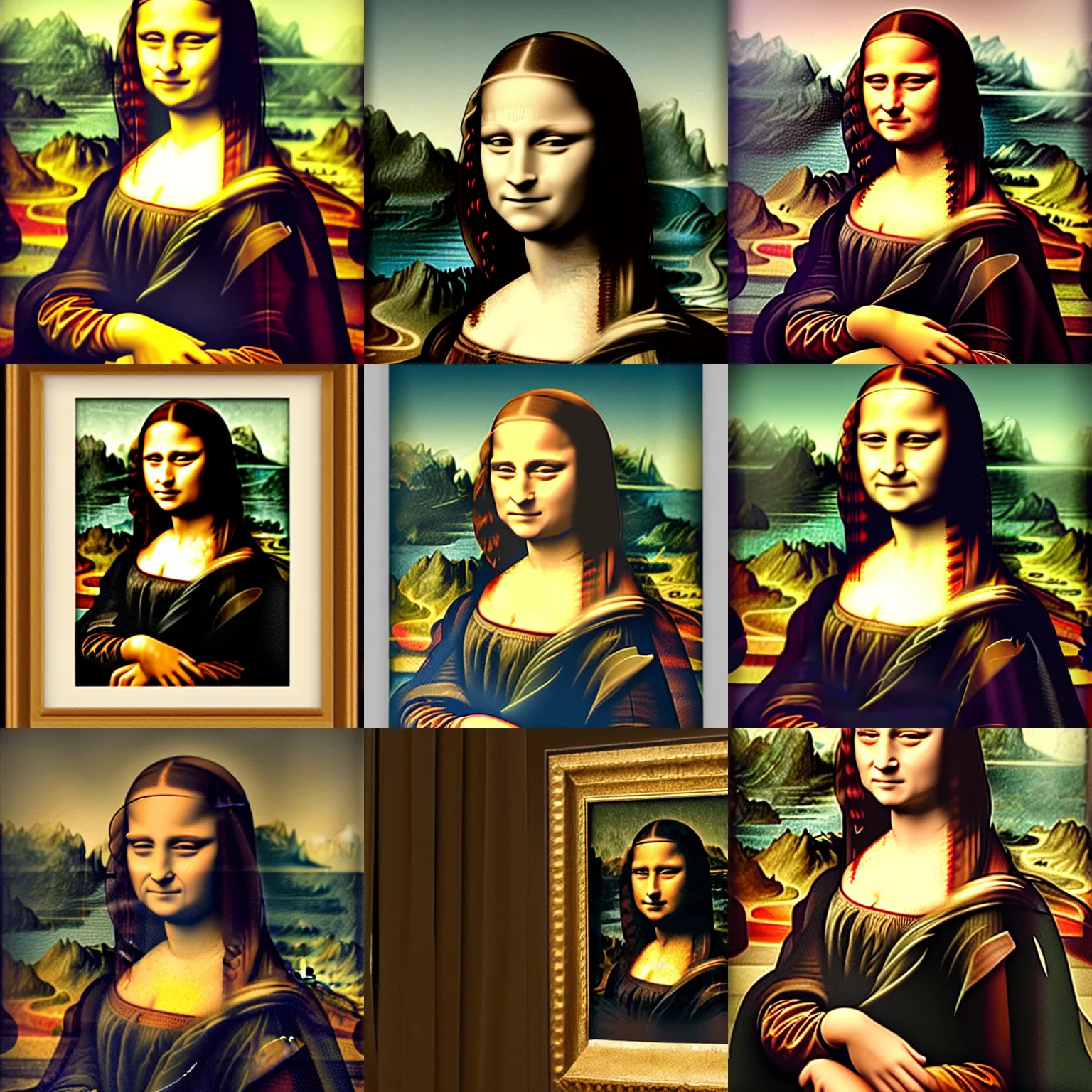 Prompt: emma watson as the mona lisa