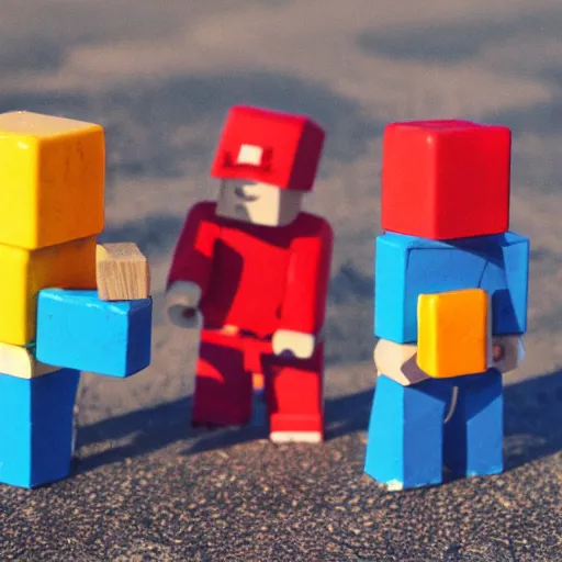 Lego Block Pou - Roblox