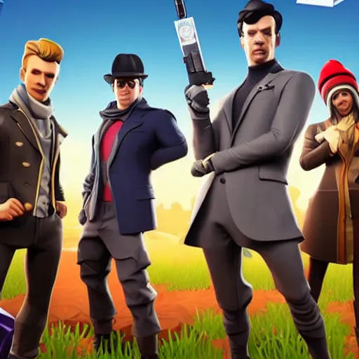 Image similar to sherlock in fortnite, character render, full body shot, highly detailed, in game render