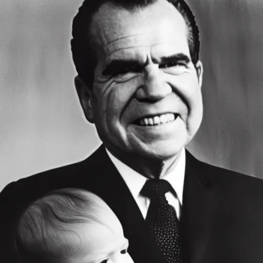 Image similar to richard nixon as a baby