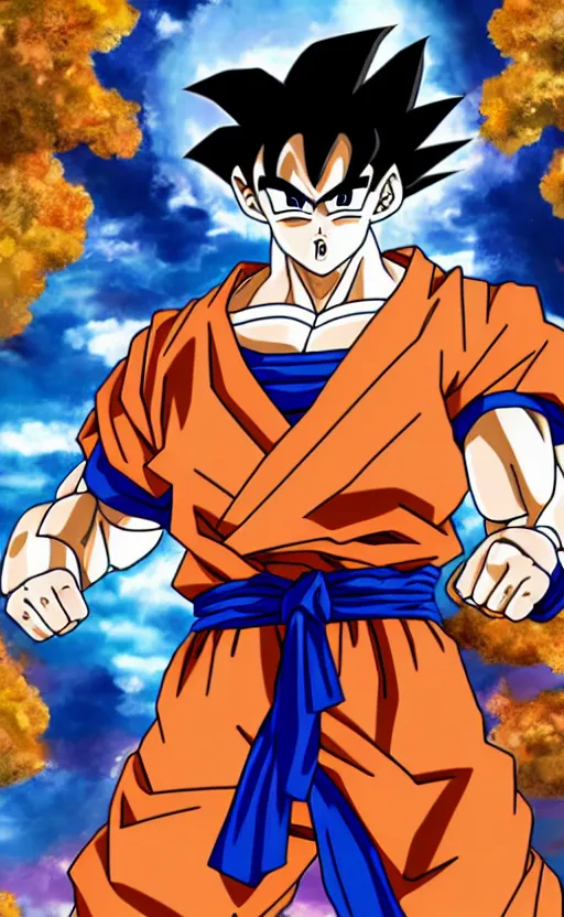 Image similar to goku as nendorois, anime