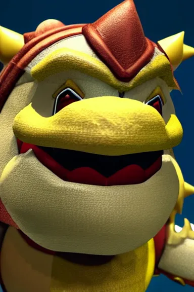 Image similar to very very intricate photorealistic photo of bowser jr in an episode of game of thrones, photo is in focus with detailed atmospheric lighting, award - winning details