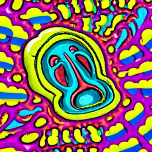 Image similar to Tongue with an LSD tab