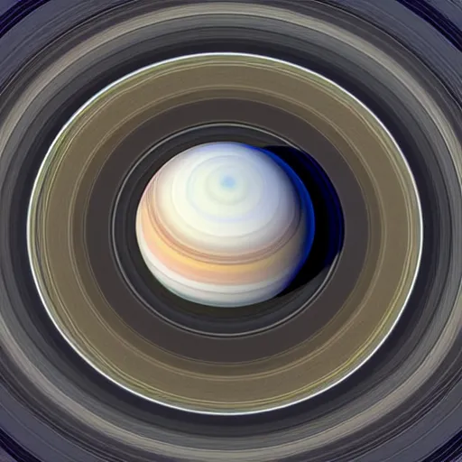 Image similar to Saturn isometric view from outer space