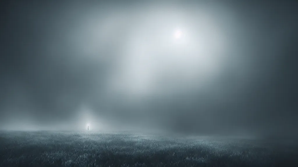 Prompt: particles fly to the earth, fog, volumetric lighting, mystique, atmospheric, sharp focus, ultra detailed, noir art house, 4 k, cinematic, 3 5 mm