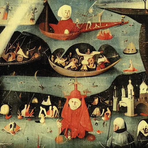 Image similar to ahvaz kamikaze hieronymus bosch