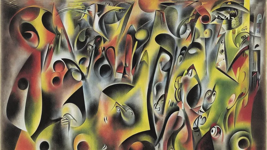 Image similar to an atmospheric biomorphic surrealist masterpiece, by roberto matta