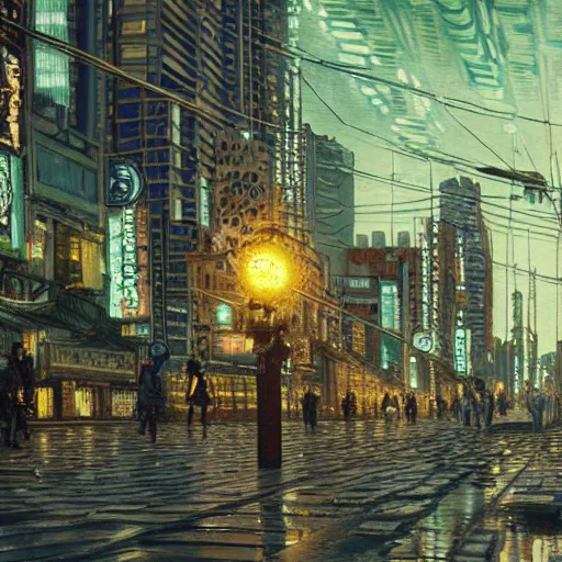 Prompt: cyberpunk city designed by Van Gogh,photorealistic,artstation,highly details