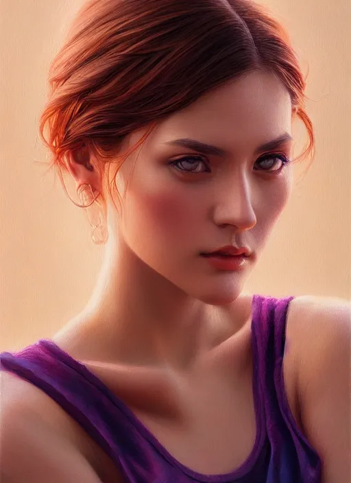 Image similar to photo of a gorgeous young woman in the style of stefan kostic, realistic, sharp focus, 8k high definition, insanely detailed, intricate, elegant, art by stanley lau and artgerm