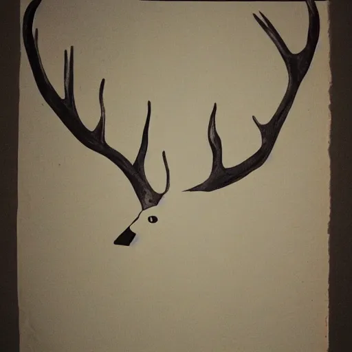 Image similar to bird god with antlers