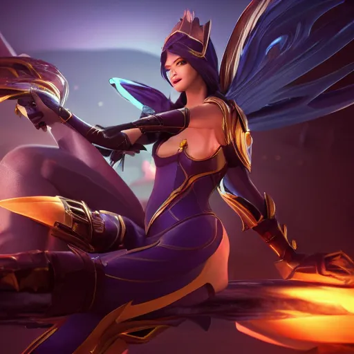 Image similar to still of pretty Irelia (Wild Rift) in KDA More music video. 3d render, octane render, game art, realistic, highly detailed, trending on artstation, 4k, trending on artstation, pixar, cgsociety, unreal engine 5, redshift render, trending on artstation, blender, behance, cg