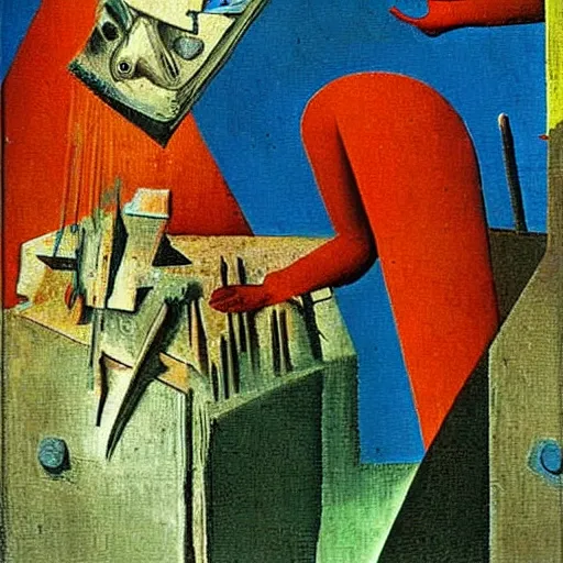 Image similar to a Max Ernst painting