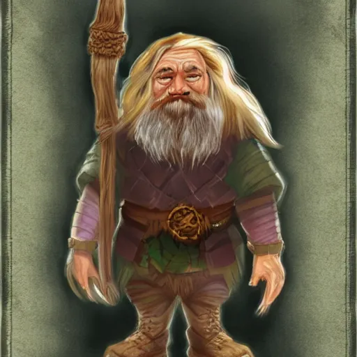 Prompt: dwarf, fantasy digital art